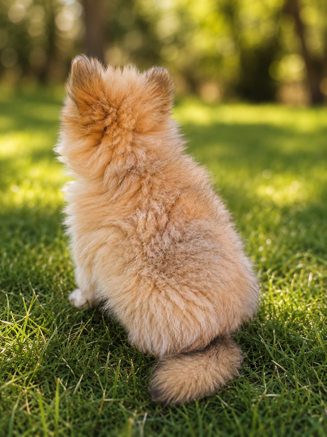 Golden, a Doll Faced Pomeranian raised at Lyell's Puppy Haven